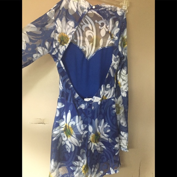 Daisy Print Romper - Picture 3 of 3